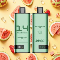 Lavie Cube 20000 Puffs 28ml E-liquid 2%,5% Nicotine Disposable Vape Watermelon Ice